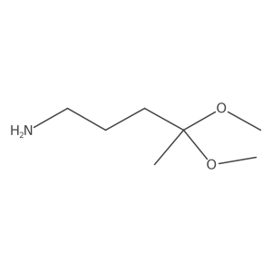 4,4-Dimethoxypentan-1-amine结构式