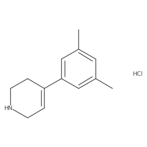 4-(3,5-Dimethylphenyl)-1,2,3,6-tetrahydropyridine hydrochloride结构式