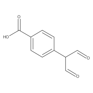 p-Carboxyphenylmalonaldehyde Structure