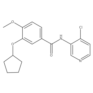 Benzamide,n-(4-chloro-3-pyridinyl)-3-(cyclopentyloxy)-4-methoxy-结构式