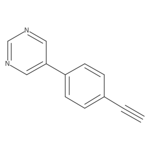 5-(4-Ethynylphenyl)pyrimidine Structure