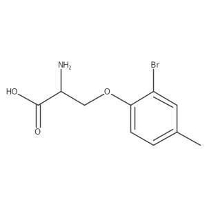O-(2-Bromo-4-methylphenyl)-L-serine结构式