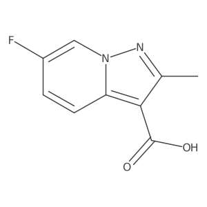 6-Fluoro-2-methylpyrazolo[1,5-a]pyridine-3-carboxylic acid Structure