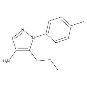 1-(4-Methylphenyl)-5-propyl-1H-pyrazol-4-amine Structure