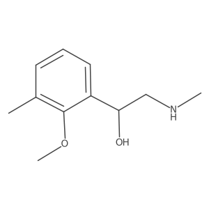 1-(2-Methoxy-3-methylphenyl)-2-(methylamino)ethan-1-ol结构式