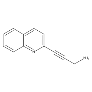 3-(Quinolin-2-yl)prop-2-yn-1-amine结构式