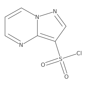 Pyrazolo[1,5-a]pyrimidine-3-sulfonyl chloride Structure