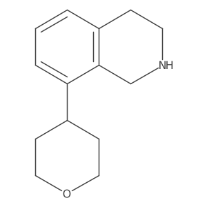 8-(Oxan-4-yl)-1,2,3,4-tetrahydroisoquinoline Structure