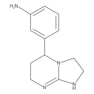 3-{2H,3H,5H,6H,7H,8H-imidazo[1,2-a]pyrimidin-5-yl}aniline结构式