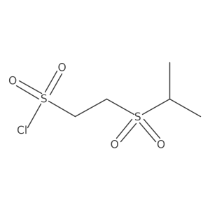 2-(Propane-2-sulfonyl)ethane-1-sulfonyl chloride结构式