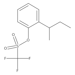 2-(Sec-butyl)phenyl trifluoromethanesulfonate Structure