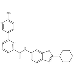 6'-Amino-N-[2-(4-morpholinyl)oxazolo[5,4-b]pyridin-5-yl][2,3'-bipyridine]-6-carboxamide结构式