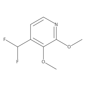 4-(Difluoromethyl)-2,3-dimethoxypyridine结构式