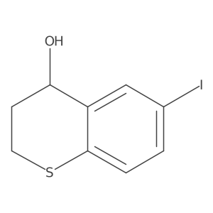 6-Iodothiochroman-4-ol结构式