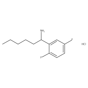 1-(2,5-Difluorophenyl)hexan-1-amine hydrochloride Structure