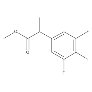 Methyl 2-(3,4,5-trifluorophenyl)propanoate结构式