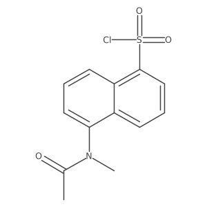 5-(Acetylmethylamino)-1-naphthalenesulfonyl chloride Structure