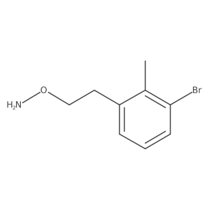 O-[2-(3-bromo-2-methylphenyl)ethyl]hydroxylamine Structure