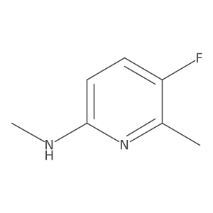 5-Fluoro-N,6-dimethylpyridin-2-amine结构式