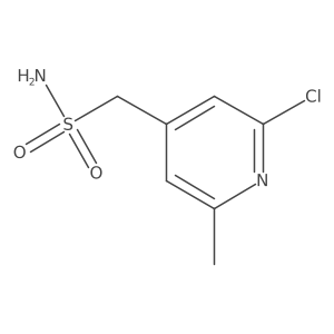 (2-Chloro-6-methylpyridin-4-yl)methanesulfonamide结构式