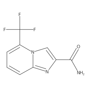 5-(Trifluoromethyl)imidazo[1,2-a]pyridine-2-carboxamide结构式