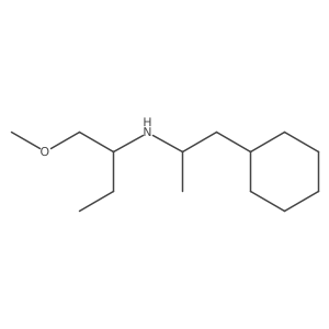 (1-Cyclohexylpropan-2-yl)(1-methoxybutan-2-yl)amine结构式