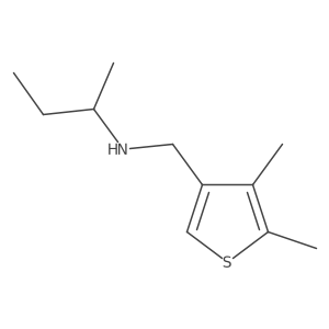 (Butan-2-yl)[(4,5-dimethylthiophen-3-yl)methyl]amine Structure