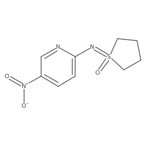 1-[(5-Nitropyridin-2-yl)imino]-1lambda6-thiolan-1-one结构式