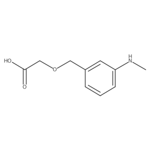 2-{[3-(Methylamino)phenyl]methoxy}acetic acid结构式