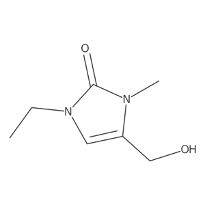 1-Ethyl-4-(hydroxymethyl)-3-methyl-2,3-dihydro-1H-imidazol-2-one Structure