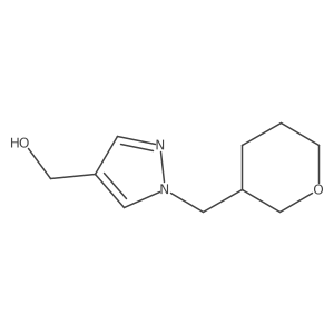 (1-((tetrahydro-2H-pyran-3-yl)methyl)-1H-pyrazol-4-yl)methanol Structure