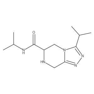 N,3-bis(propan-2-yl)-5H,6H,7H,8H-[1,2,4]triazolo[4,3-a]pyrazine-6-carboxamide Structure