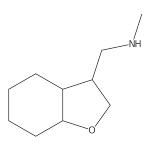 Methyl[(octahydro-1-benzofuran-3-yl)methyl]amine Structure