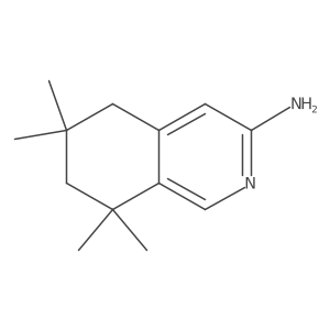 6,6,8,8-Tetramethyl-5,6,7,8-tetrahydroisoquinolin-3-amine Structure
