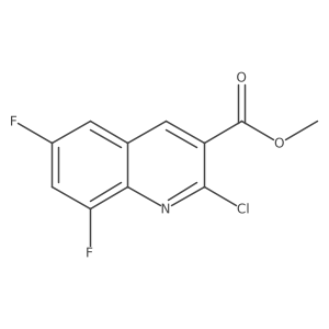 Methyl 2-chloro-6,8-difluoroquinoline-3-carboxylate Structure