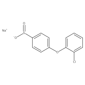 Sodium 4-(2-chlorophenoxy)benzene-1-sulfinate Structure