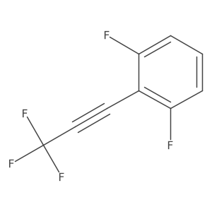 1,3-Difluoro-2-(trifluoroprop-1-yn-1-yl)benzene Structure