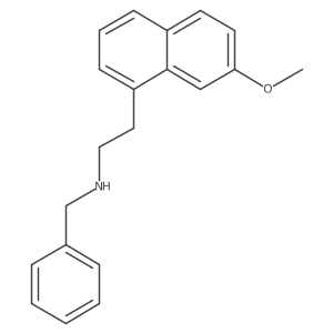 N-benzyl-2-(7-methoxy-1-naphthyl)ethanamine结构式