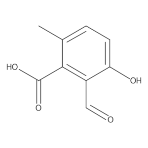 2-Formyl-3-hydroxy-6-methylbenzoic acid Structure