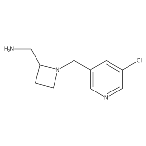 {1-[(5-Chloropyridin-3-yl)methyl]azetidin-2-yl}methanamine Structure