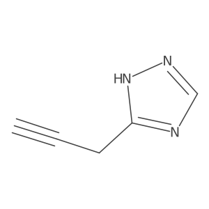 3-(prop-2-yn-1-yl)-1H-1,2,4-triazole结构式
