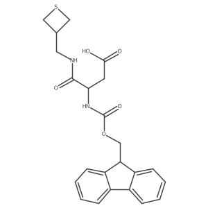 3-({[(9H-fluoren-9-yl)methoxy]carbonyl}amino)-3-{[(thietan-3-yl)methyl]carbamoyl}propanoic acid结构式