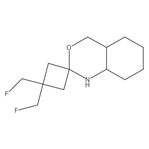 3',3'-Bis(fluoromethyl)-octahydrospiro[3,1-benzoxazine-2,1'-cyclobutane] Structure
