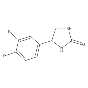 4-(3,4-Difluorophenyl)-2-imidazolidinone结构式