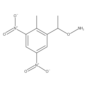 O-[1-(2-methyl-3,5-dinitrophenyl)ethyl]hydroxylamine Structure