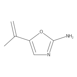 5-(Prop-1-en-2-yl)-1,3-oxazol-2-amine结构式