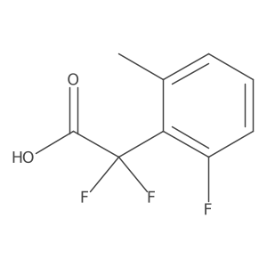2,2-Difluoro-2-(2-fluoro-6-methylphenyl)acetic acid结构式