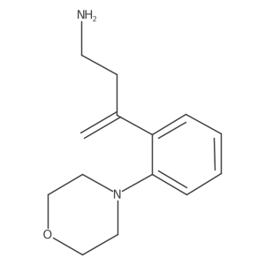 3-[2-(Morpholin-4-yl)phenyl]but-3-en-1-amine结构式