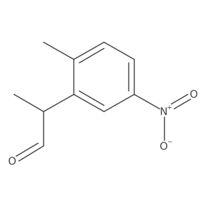 2-(2-Methyl-5-nitrophenyl)propanal Structure