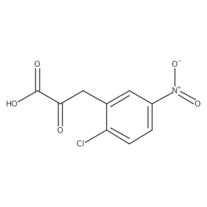3-(2-Chloro-5-nitrophenyl)-2-oxopropanoic acid结构式